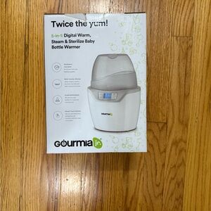 Gourmia jr. 5 in 1 White Baby Bottle Warmer